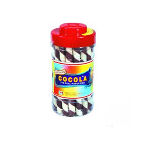 Cocola Chocolate Wafer Roll Jar