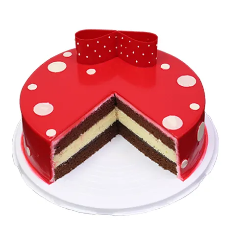 Red Bow Tie Cake