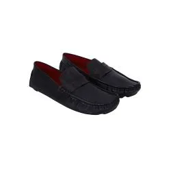 Black Leather Casual Loafer
