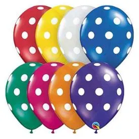 Round Big Polka Dot Balloons