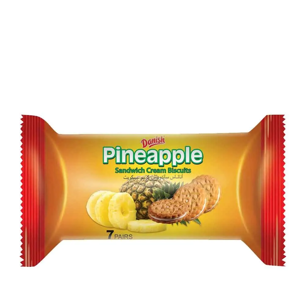 Danish Pineapple Sandwich Cream Biscuits